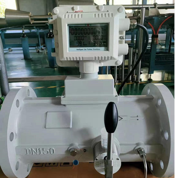 兩臺(tái)DN150氣體渦輪流量計(jì)準(zhǔn)備發(fā)往江蘇，用戶測(cè)天然氣貿(mào)易計(jì)量